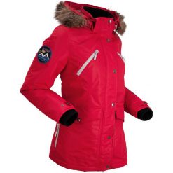Kurtka funkcyjna outdoorowa bonprix ciemnoczerwony. Czerwone kurtki damskie bonprix, s, bez wzorów, z futra, bez kaptura. Za 239,99 zł.
