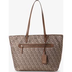 DKNY - Damska torba shopper, beżowy. Brązowe torby damskie na zakupy DKNY, bez wzorów, eleganckie, bez dodatków. Za 589,95 zł.