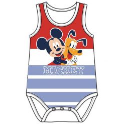 Disney By Arnetta Body Chłopięce Mickey Mouse 56 Wielokolorowe. Szare body niemowlęce Disney By Arnetta, z nadrukiem, z bawełny, z krótkim rękawem. Za 35,00 zł.