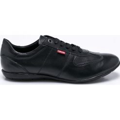 Levi's - Buty. Czarne buty sportowe męskie Levi's®, ze skóry, na sznurówki. W wyprzedaży za 219,90 zł.