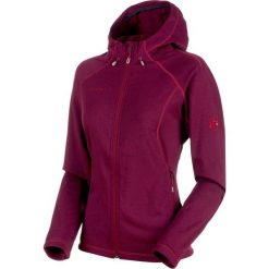 Mammut polar damski Runbold Ml Hooded Jacket Women Beet Melange XL. Bluzy sportowe damskie Mammut, s, bez wzorów, z materiału, bez rękawów, z kapturem. W wyprzedaży za 309,00 zł.
