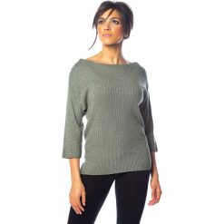 Sweter "Beryl" w kolorze khaki. Brązowe swetry damskie So Cachemire, l, bez wzorów, z kaszmiru, bez rękawów, bez kaptura. W wyprzedaży za 159,95 zł.