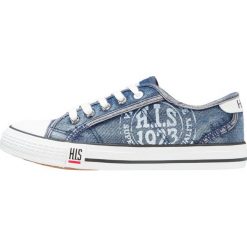 Trampki damskie slip on: H.I.S Tenisówki i Trampki navy washed jeans