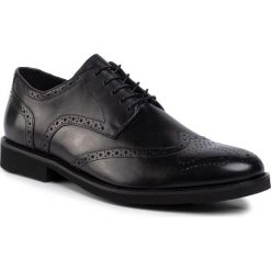 Półbuty LASOCKI FOR MEN - MI08-C708-706-01 Black. Czarne buty wizytowe męskie Lasocki For Men, bez wzorów, ze skóry, eleganckie, bez zapięcia. Za 229,99 zł.