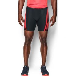 Bermudy męskie: Under Armour Spodenki męskie Supervent Compression Black/Red r. S (1289573016)