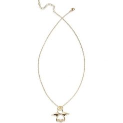 Łańcuszek z kryształami Swarovskiego® bonprix pozłacany. Żółte łańcuszki damskie marki bonprix, pozłacane. Za 37,99 zł.