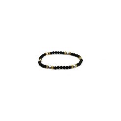 Bransoletka Męska Onyks i Hematyt. Czarne bransoletki męskie Brazi druse jewelry, z onyksem. Za 70,00 zł.