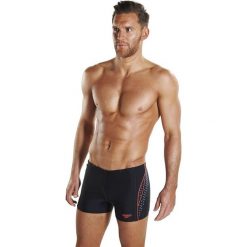 Kąpielówki męskie: Speedo Kąpielówki męskie Placement Panel Aquashort Black/Turquoise/Lava Red r. L (804510B738)