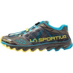 La Sportiva HELIOS 2.0 Obuwie do biegania Szlak carbon/tropic blue. Szare buty do biegania męskie La Sportiva, z gumy. Za 539,00 zł.
