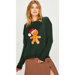 Answear - Sweter. Brązowe swetry oversize damskie ANSWEAR, l, z dzianiny. Za 99,90 zł.