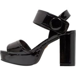 Rzymianki damskie: Lost Ink Wide Fit WIDE FIT JONIE Sandały na obcasie black