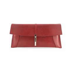 Puzderka: Skórzana kopertówka wkolorze brązowym – (S)30 x (W)16 x (G)5 cm