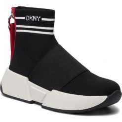 Sneakersy DKNY Marini K2920251. Czarne półbuty damskie DKNY, bez wzorów, bez obcasa, bez zapięcia. Za 599,00 zł.