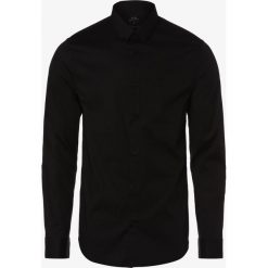 Armani Exchange - Koszula męska, czarny. Czarne koszule męskie Armani Exchange, m, bez wzorów, eleganckie, bez kołnierzyka, bez rękawów. Za 279,95 zł.