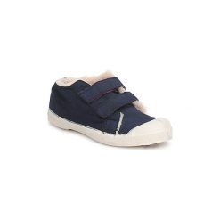 Buty Dziecko Bensimon TENNIS SCRATCH FOURRES. Niebieskie trampki dziewczęce Bensimon, bez wzorów, bez zapięcia. Za 119,40 zł.