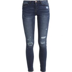 Noisy May NMEVE Jeans Skinny Fit dark blue denim. Niebieskie boyfriendy damskie Noisy May. W wyprzedaży za 143,20 zł.