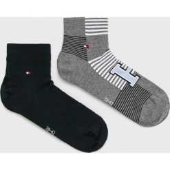 Tommy Hilfiger - Skarpety (2 pack). Szare skarpetki męskie marki TOMMY HILFIGER, z elastanu. Za 45,90 zł.