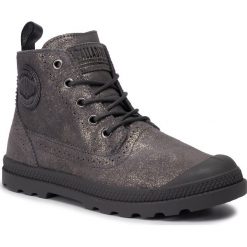 Trapery PALLADIUM - London Lp Mtl W 96470-078-M Forged Iron. Szare trapery damskie Palladium, ze skóry, klasyczne. W wyprzedaży za 309,00 zł.