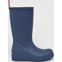 Hunter - Kalosze. Niebieskie kalosze damskie marki Hunter, z materiału. Za 479,90 zł.