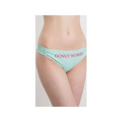 Majtki bardotka Donut Worry. Różowe majtki damskie marki Miuro, xs, z elastanu. Za 40,00 zł.