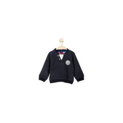 Bluzy niemowlęce: s.OLIVER Boys Mini Bluza z długim rękawem dark blue melange