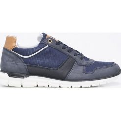 Bullboxer - Buty. Niebieskie buty sportowe męskie marki Bullboxer, ze skóry, na sznurówki. W wyprzedaży za 219,90 zł.