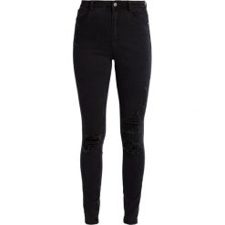 Jeansy damskie: Missguided Tall SINNER HIGHWAISTED AUTHENTIC Jeans Skinny Fit black