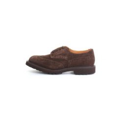 Derby Tricker's DERBY BROUGUES. Pomarańczowe półbuty męskie Tricker's, bez wzorów, bez zapięcia. Za 1833,10 zł.