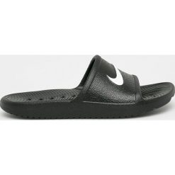 Nike Kids - Klapki dziecięce Kawa Shower. Niebieskie sandały chłopięce z materiału. W wyprzedaży za 59,90 zł.