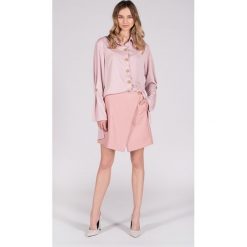 Spódnica z ekoskóry Brave heart różowa. Różowe spódniczki damskie Veva, na lato, s, bez wzorów, długie, mini, koszulowe. Za 199,00 zł.