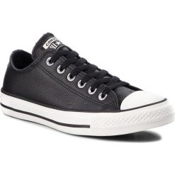 Trampki CONVERSE - Ctas Ox 161497C Black/Black/Egret. Czarne trampki męskie Converse, z gumy. W wyprzedaży za 249,00 zł.