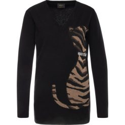 Sweter Liu Jo C69314 MA23J. Czarne swetry damskie Liu Jo, s, bez wzorów, z poliesteru, klasyczne, bez rękawów, bez kaptura. W wyprzedaży za 459,00 zł.