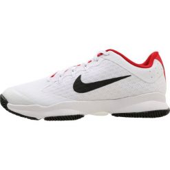 Nike Performance AIR ZOOM ULTRA Obuwie do tenisa Outdoor white/black/univ red. Białe buty trekkingowe męskie marki Nike Performance, z tworzywa sztucznego, outdoorowe. W wyprzedaży za 377,10 zł.