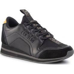 Sneakersy VERSACE JEANS COUTURE - E0VUBSA6 71180 M27. Czarne półbuty damskie Versace Jeans Couture, z jeansu. Za 659,00 zł.