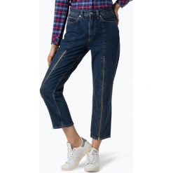 Tommy Jeans - Jeansy damskie, niebieski. Szare spodnie z wysokim stanem marki Tommy Jeans, l, z dzianiny, z podwyższonym stanem, dopasowane. Za 599,95 zł.