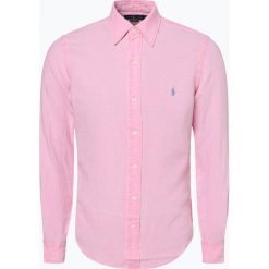 Polo Ralph Lauren - Męska koszula lniana – Slim Fit, niebieski. Niebieskie koszule męskie Polo Ralph Lauren, xl, bez wzorów, polo, bez rękawów. Za 629,95 zł.
