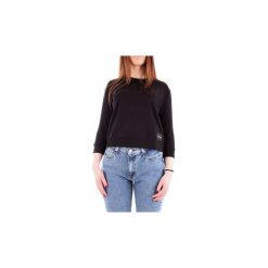 Bluzy Calvin Klein Jeans J20J210319. Czarne bluzy damskie Calvin Klein Jeans, s, bez wzorów, z jeansu, bez rękawów, bez kaptura. Za 415,08 zł.