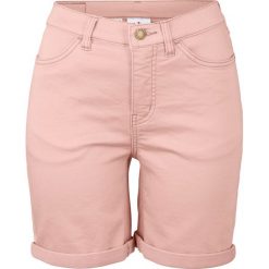 Bermudy dżinsowe jogger bonprix stary jasnoróżowy. Różowe jeansy damskie bonprix. Za 109,99 zł.