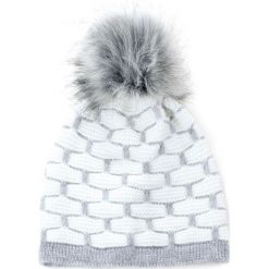 Czapka damska Cegiełki biała. Czerwone czapki zimowe damskie marki Art of Polo. Za 47,34 zł.