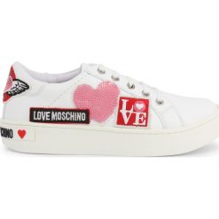 Love Moschino Sneakersy JA15113G18IF. Sneakersy damskie Love Moschino, ze skóry. Za 508,00 zł.