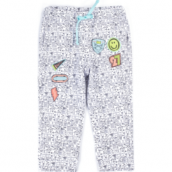 Spodnie. Szare spodnie chłopięce marki SKATE LIFE, z nadrukiem, z elastanu. Za 24,90 zł.