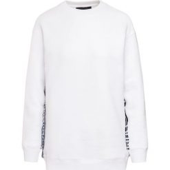 Bluza PEAK PERFORMANCE BOUNCE LOGO CREW. Białe bluzy damskie Peak Performance, l, bez wzorów, z dzianiny, bez rękawów, bez kaptura. W wyprzedaży za 405,00 zł.