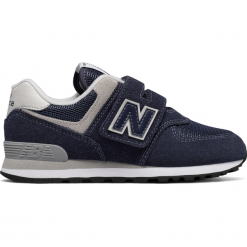 New Balance YV574GV. Czarne buciki niemowlęce New Balance, z materiału, bez zapięcia. W wyprzedaży za 179,99 zł.