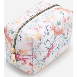 Kosmetyczka w kwiaty - Biały. Białe kosmetyczki damskie Reserved, w kwiaty. Za 29,99 zł.