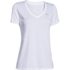Under Armour Koszulka damska TECH SS-SOLID Biała r. S (1255839-100). Białe topy sportowe damskie marki Under Armour, s. Za 89,00 zł.