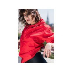 Softshell red hoodie. Czerwone bluzy damskie Rest_factory, s, z aplikacjami, z poliesteru, bez rękawów, bez kaptura. Za 289,90 zł.