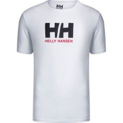 T-shirt HELLY HANSEN HH LOGO Biały. Białe t-shirty męskie marki Helly Hansen, bez wzorów, z bawełny, z okrągłym kołnierzem. W wyprzedaży za 112,00 zł.