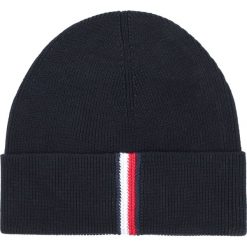 Tommy Hilfiger Czapka Czarny. Czarne czapki męskie TOMMY HILFIGER, bez wzorów, z bawełny. Za 175,95 zł.