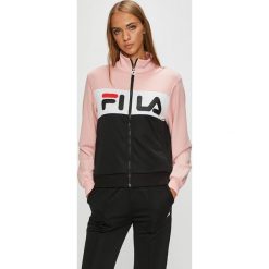 Fila - Bluza. Czarne bluzy damskie z nadrukiem marki Fila, s, z poliesteru, bez kaptura. Za 299,90 zł.