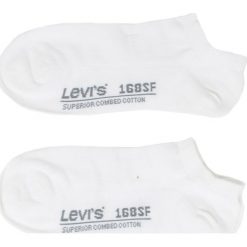 Levi's - Skarpetki (2-Pack). Białe rajstopy damskie Levi's®, bez wzorów. Za 39,90 zł.